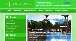 Desktop Screenshot of davaoproperties.com